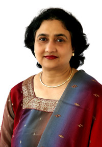 A portrait image of Shanta Acharya